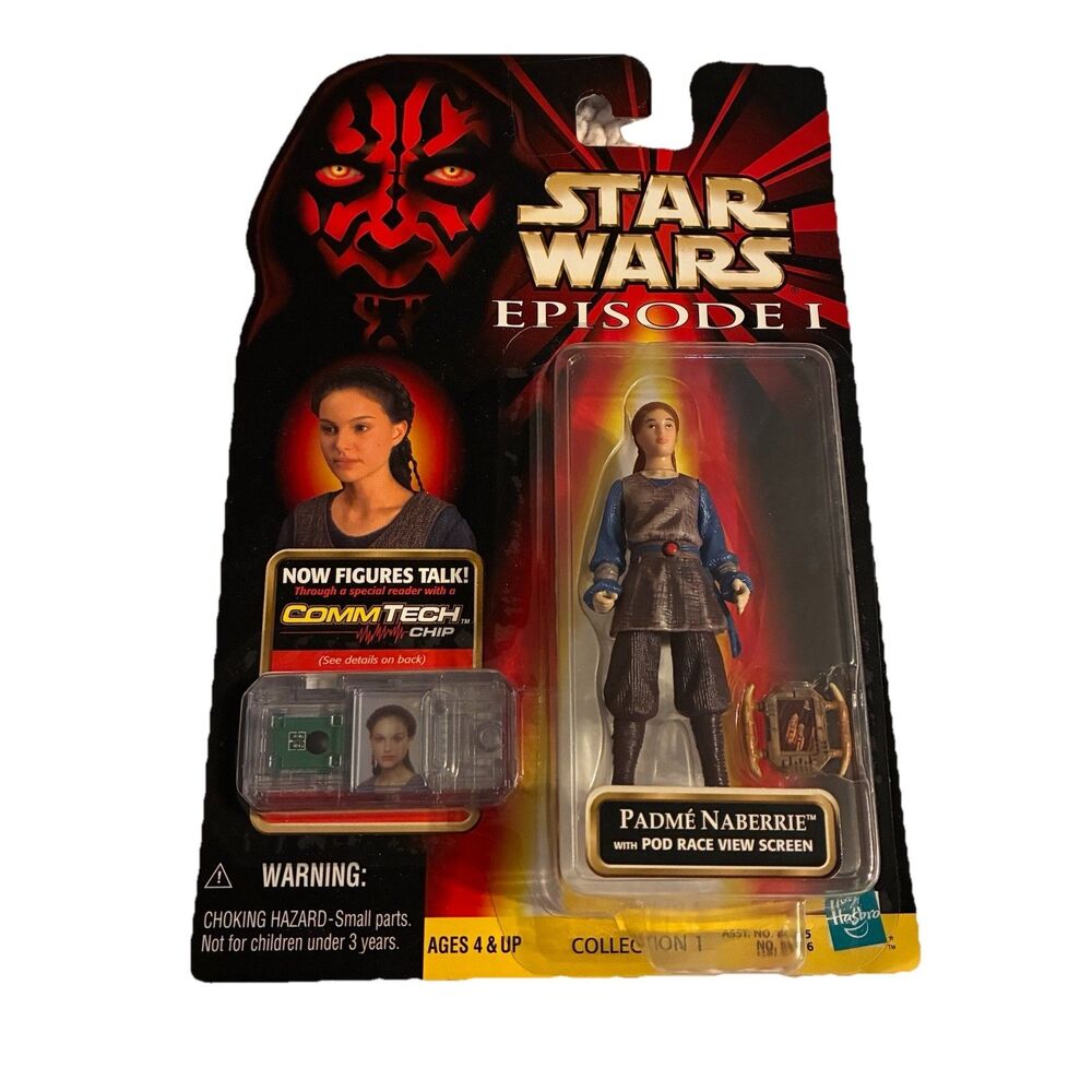 Star Wars Padme’ Naberrie Figure With POD Race View Screen By Hasbro Collection1